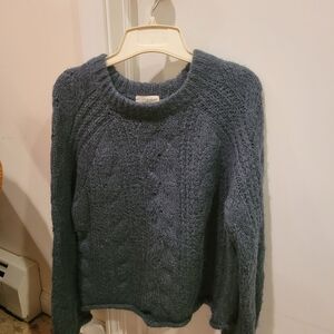 Cozy GREEN Cable Knit Sweater, Universal Thread, Layering